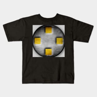 Yellow cube Kids T-Shirt